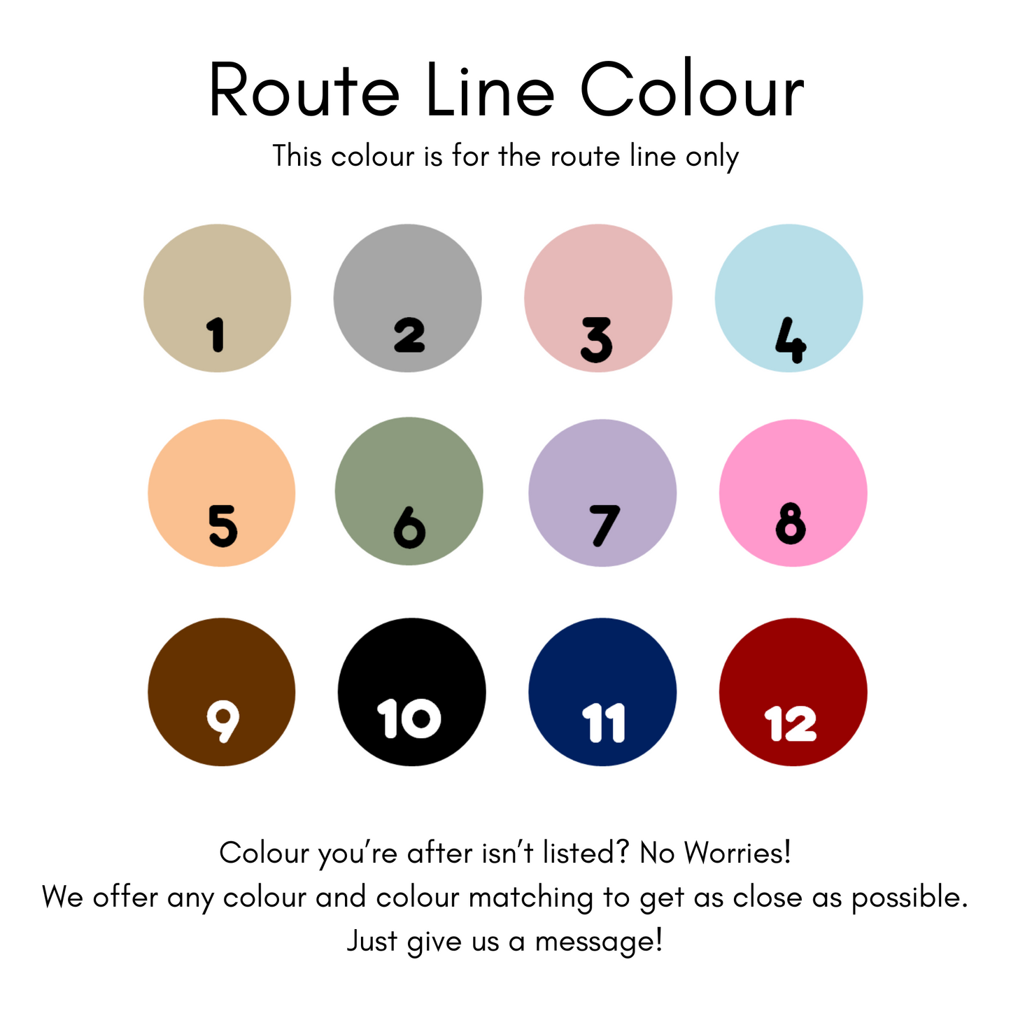 Personalised Great North Run Route Print