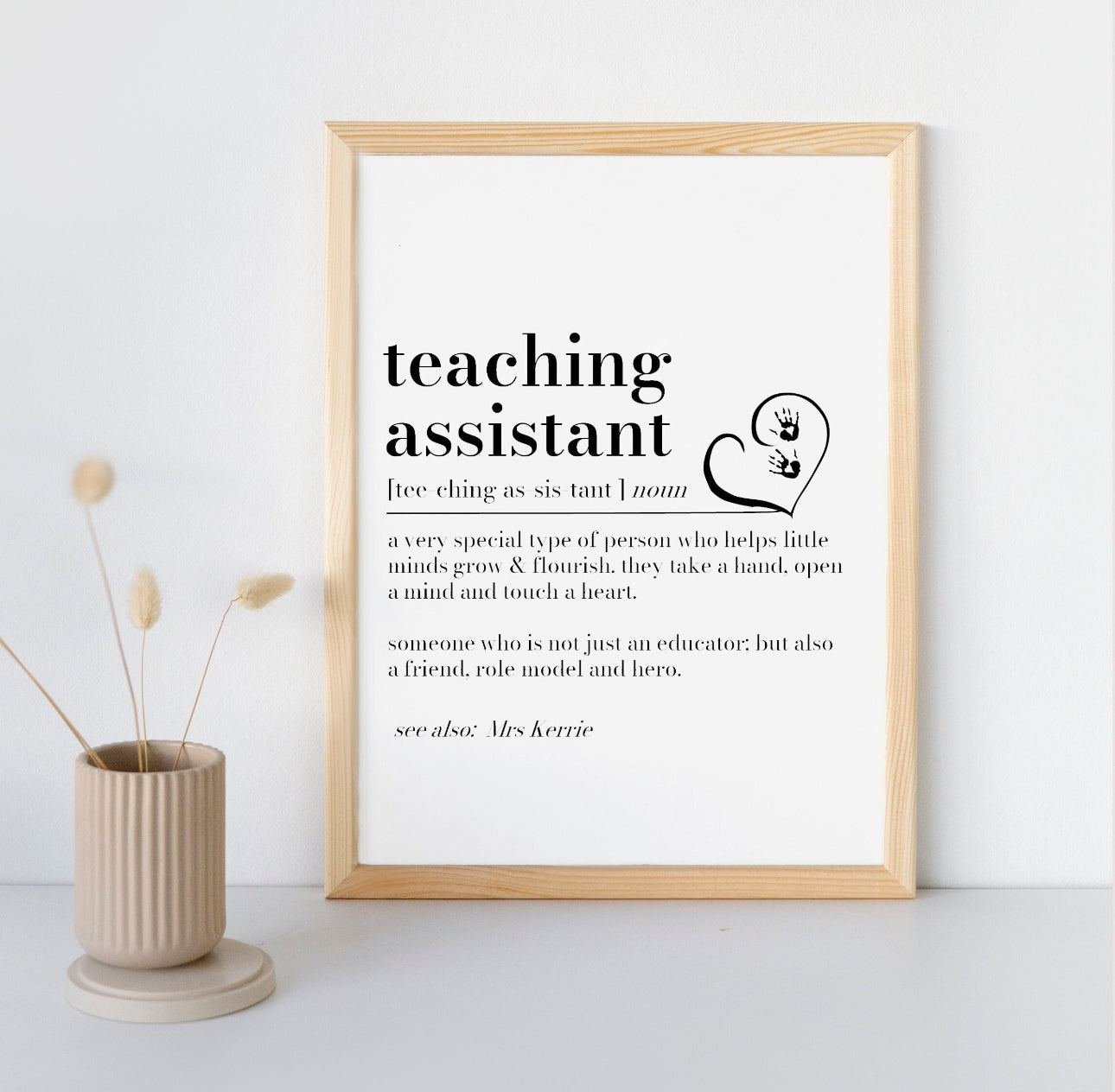 Teaching Assistant Definition Print