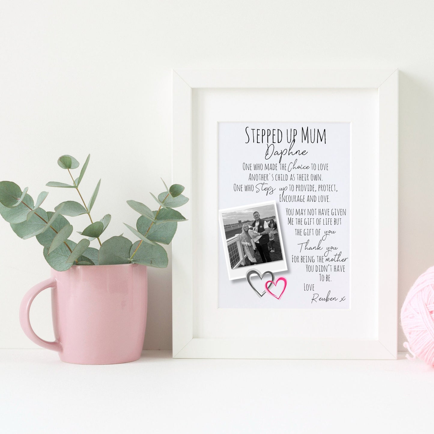 Step Mum Gift, Stepped up Mum gift, Step mother poem, gift for her, stepped up mum print, Step mum mothers day gift, step mom gift birthday