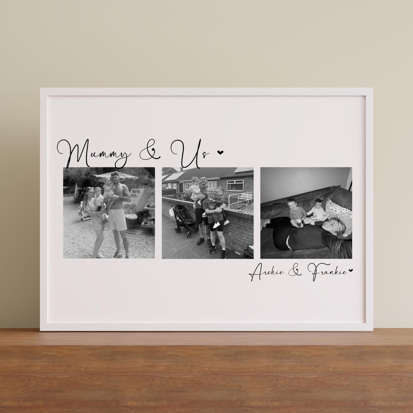 Mummy Photo Print, Mum gift, Personalised Mum Photo gift, Mothers Day gift for Mummy, Mam Mum Wall Art, Custom Mum Gifts, Mummy & Me