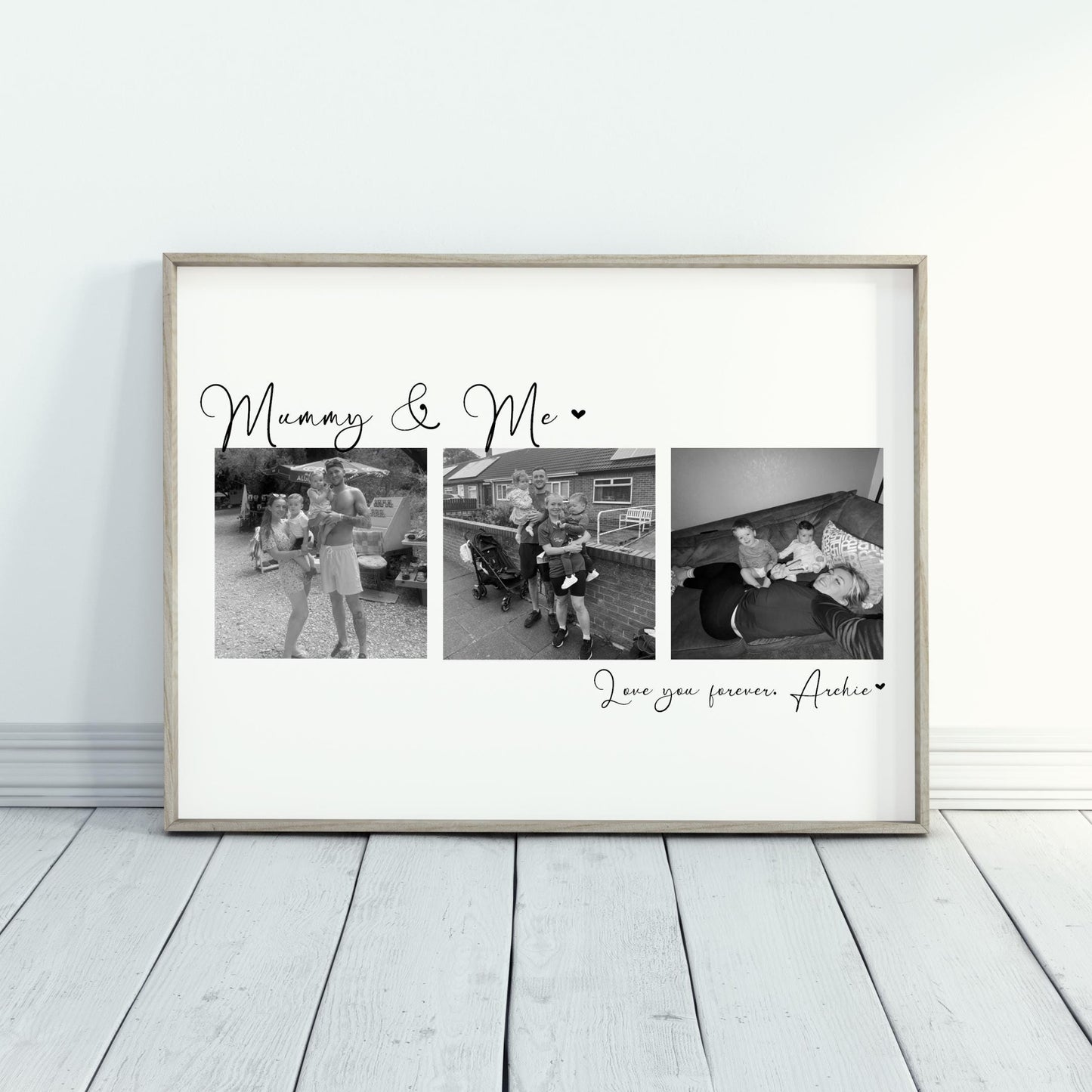 Mummy Photo Print, Mum gift, Personalised Mum Photo gift, Mothers Day gift for Mummy, Mam Mum Wall Art, Custom Mum Gifts, Mummy & Me